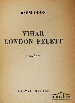 Könyv: Vihar London felett