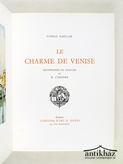 Könyv: Le Charme de Venise (Velence varázsa)
