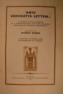 György Endre - Amíg városatya lettem... II. A főváros főtisztviselőinek és a törvényhatósági bizottság tagjainak önéletrajzgyüjteménye.