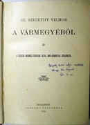 Szigethy Vilmos, Sz. - A vármegyéből.