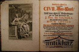 Régiség  -  Daviler, Augustin Charles  -  Ausfuehrliche Anleitung zu der gantzen Civil-Bau-Kunst  (uebers. von Leonhard Christop Sturm)