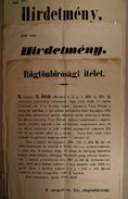 Hirdetmények (3 db)