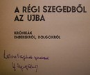 Szigethy Vilmos, Sz.  -  A régi  Szegedből az ujba