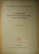 Nagy Lajos - A kisebbségek alkotmányjogi helyzete Nagyromániában