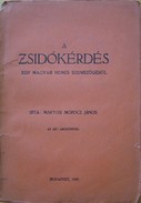 Martosi Mórocz János - Zsidókérdés