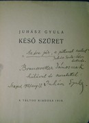 Juhász Gyula - Késő szüret