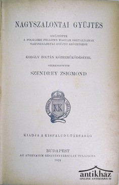 Szendrey Zsigmond - Nagyszalontai gyüjtés