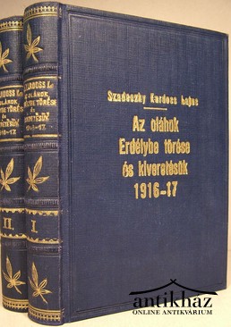 Szádeczky Kardoss Lajos  -  Az oláhok Erdélybe törése és kiveretésük 1916 - 17.