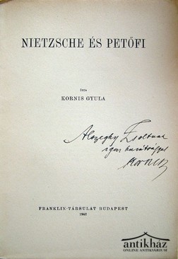 Kornis Gyula  -  Nietzsche és Petőfi