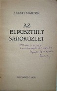 Keleti Márton  -  Az elpusztult saroküzlet