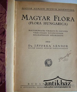 Jávorka Sándor  -  Magyar Flóra  (Flora Hungarica)  1-2. kötet