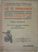 Sallustius Crispus, C.  -  Az uj  Anonymus