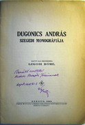 Lugosi Döme  -  Dugonics András szegedi monográfiája