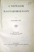 Balogh Pál  -   A népfajok Magyarországon