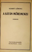 Szabó Lőrinc - A sátán műremekei.