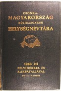 Várady Károly, vitéz - Csonka-Magyarország Közigazgatási Helységnévtára 1940.