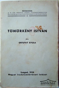 Ortutay Gyula  -  Tömörkény István.