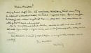 Kéziratok /  Kós Károly (1883-1977) autográf levele.