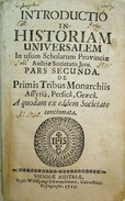 Introductio in  Historiam Universalem...