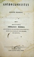 Székely Mozses, aranyas-rákosi  -  Gondolkodástan kezdők számára.