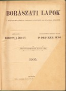 Borászat / Borászati Lapok 37. évf. (1905. január 1-től deczember 31-ig.)